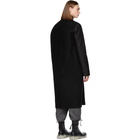 Rick Owens Black Wrap Coat