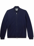 Brunello Cucinelli - Cotton-Jersey Bomber Jacket - Blue