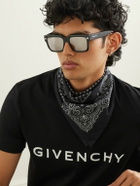 Givenchy - GV Day Square-Frame Acetate Mirrored Sunglasses