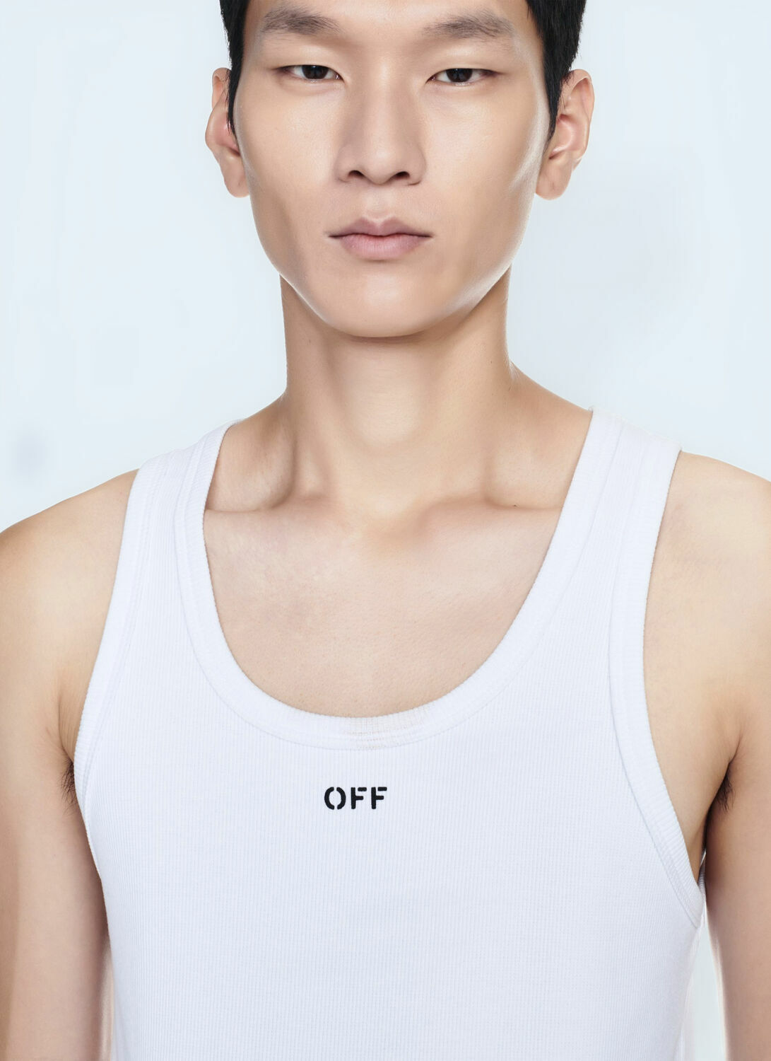 OFF WHITE Off Stamp Rib Tank Top