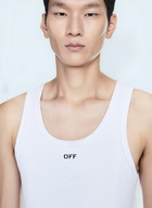 OFF WHITE Off Stamp Rib Tank Top