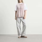 Beams Boy Women's Reversible Gathered Vest Top in Dusty Pink