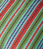 Lisa Corti Royal Palace striped linen cushion cover