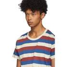 Visvim Multicolor Striped A-Line T-Shirt