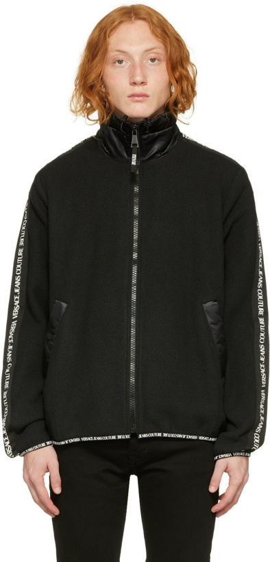Photo: Versace Jeans Couture Black Zip Sweater