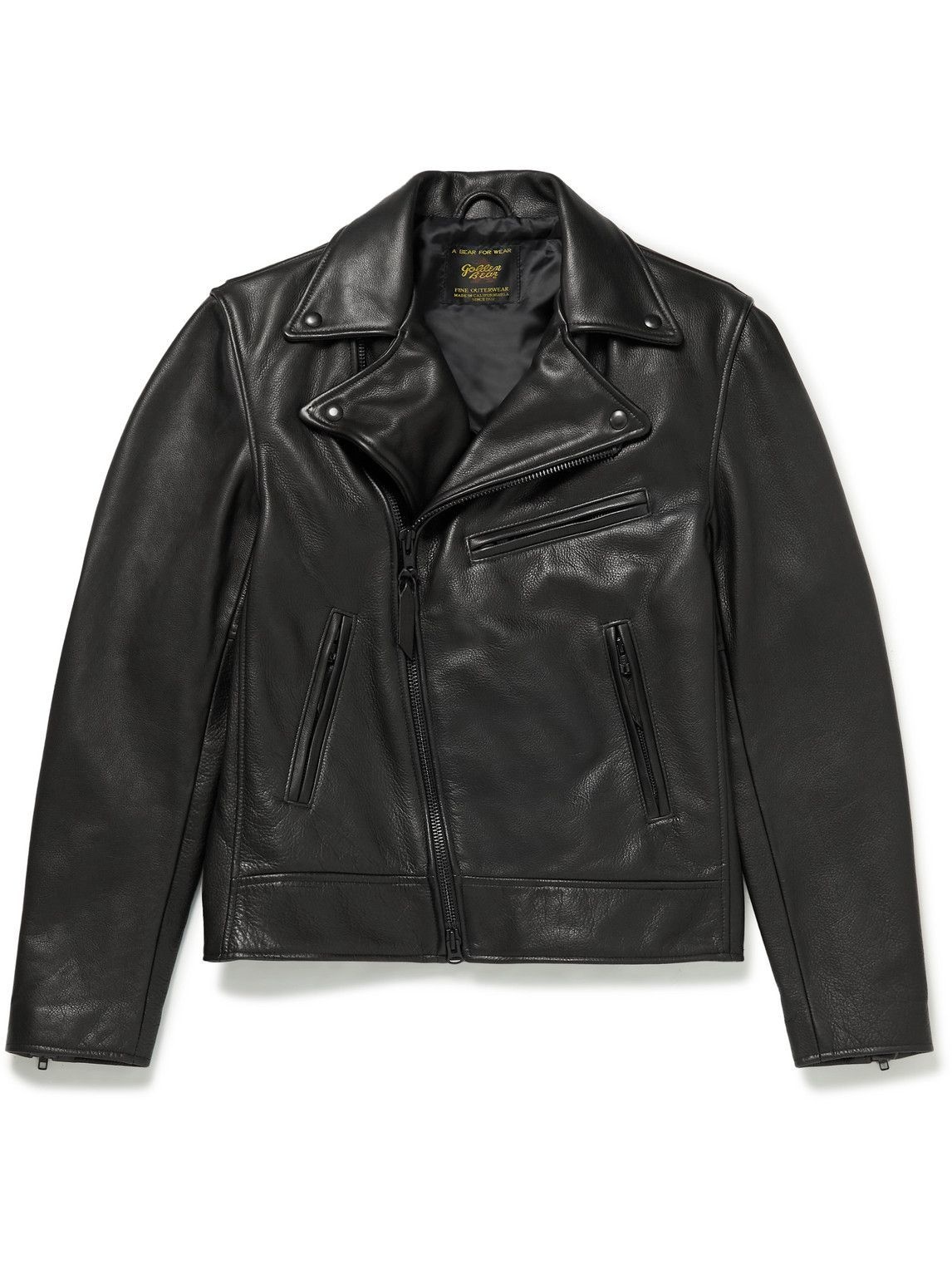 Photo: Golden Bear - The Brannan Leather Jacket - Black