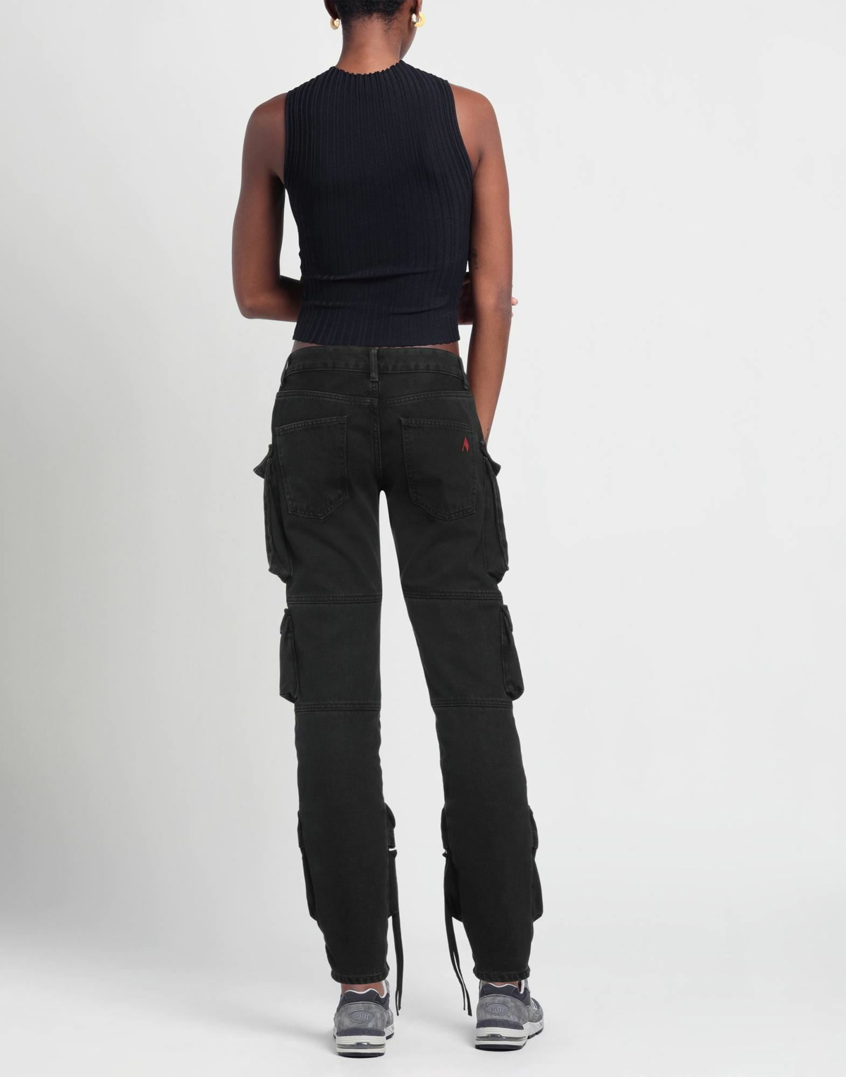 The Attico Womens Jeans in Black