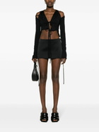 Jade Cropper Black Cut-Out Crop Top
