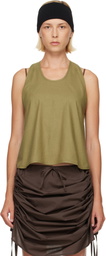 Baserange Green Apron Top