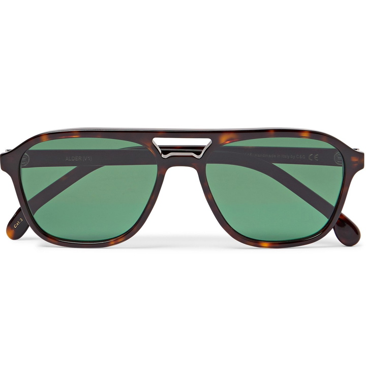 Photo: Paul Smith - Alder Aviator-Style Tortoiseshell Acetate Sunglasses - Brown