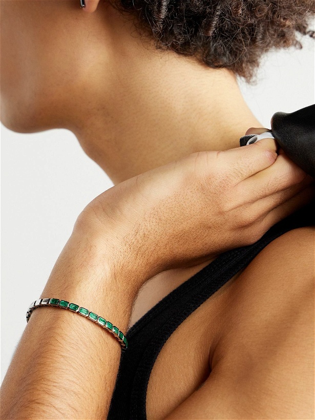 Photo: SHAY - White Gold Emerald Bracelet