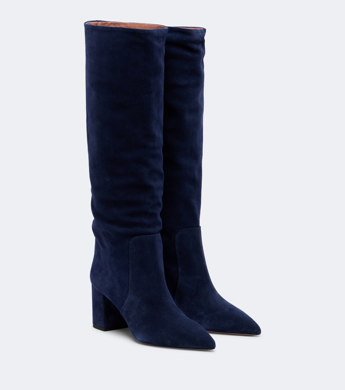 Paris Texas Anja suede knee-high boots