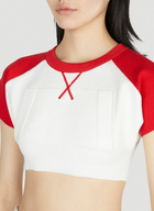 Meryll Rogge Cropped Baseball Top