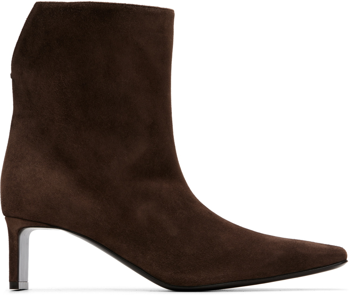 KHAITE Brown Ona Ankle Boots