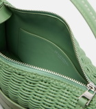JW Anderson Loafer woven leather top-handle bag