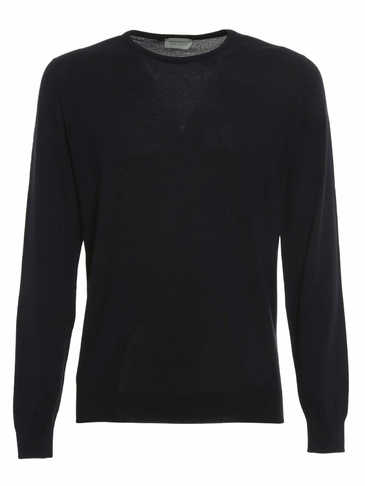 Tシャツ・カットソー JOHN SMEDLEY BRADWELL LONG SLEEVES SHIRT (BRADWELL BLACK) John Smedley Bradwell LS Shirt - Black | Garmentory