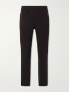 Zegna - Straight-Leg Honeycomb-Knit Cotton, Wool and Silk-Blend Sweatpants - Brown