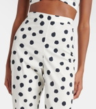Adriana Degreas Cotton-blend capri pants
