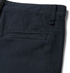 rag & bone - Midnight-Blue Fit 2 Slim-Fit Cotton and Linen-Blend Trousers - Midnight blue