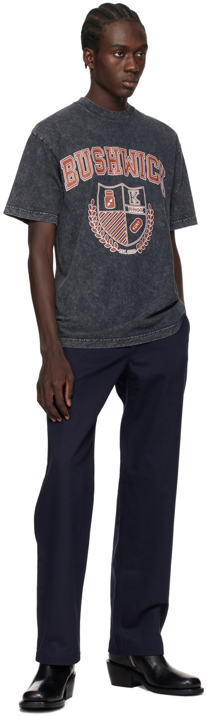 K.NGSLEY Black 'BUSHWICK' T-Shirt