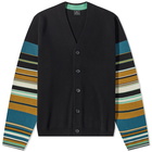 Paul Smith Men's Stripe Cardigan in Black