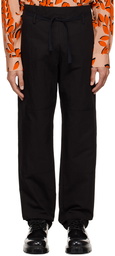 Jacquemus Black Le Papier 'Le Pantalon Pigiami' Trousers