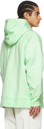 Y-3 Green Cotton Hoodie