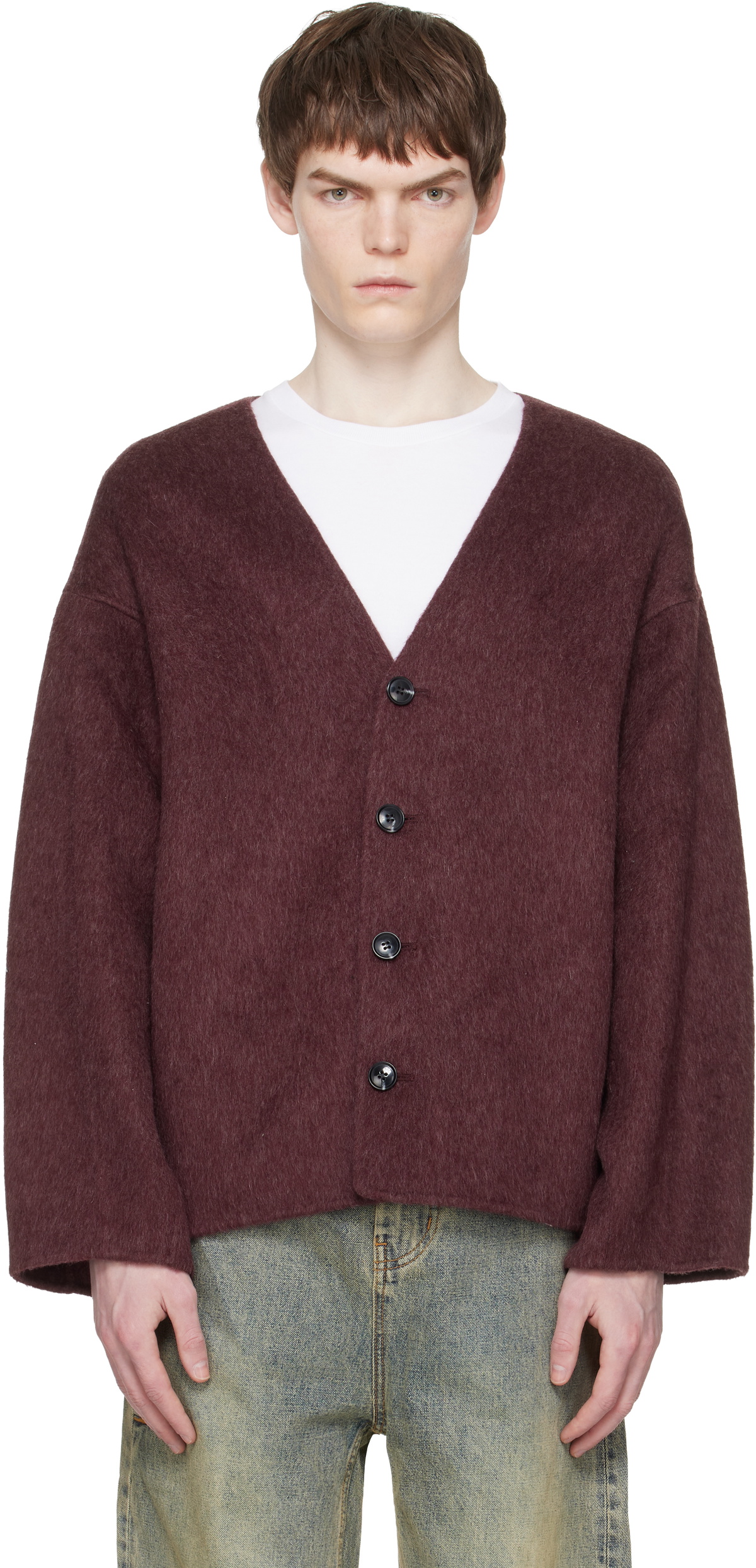 Entire Studios Burgundy Jool Jacket