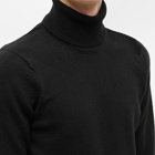 John Smedley Men's Roll Neck Knit in Black