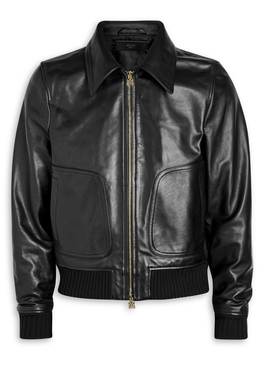T/SEHNE SSENSE Exclusive Brown Asymmetric Leather Jacket