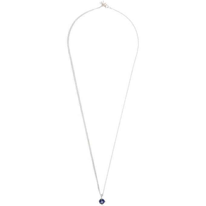 Photo: WWW.WILLSHOTT Silver and Lapis Lazuli Pendant Necklace