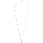 WWW.WILLSHOTT Silver and Lapis Lazuli Pendant Necklace