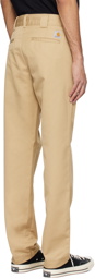 Carhartt Work In Progress Beige Master Trousers