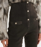 The Attico Cotton-blend leggings