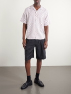 Corridor - High Focus Camp-Collar Checked Cotton Shirt - Red