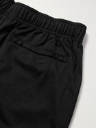 Stussy - 8-Ball Wide-Leg Logo-Print Mesh Shorts - Black