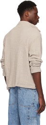 OUR LEGACY Gray Shrunken Sweater
