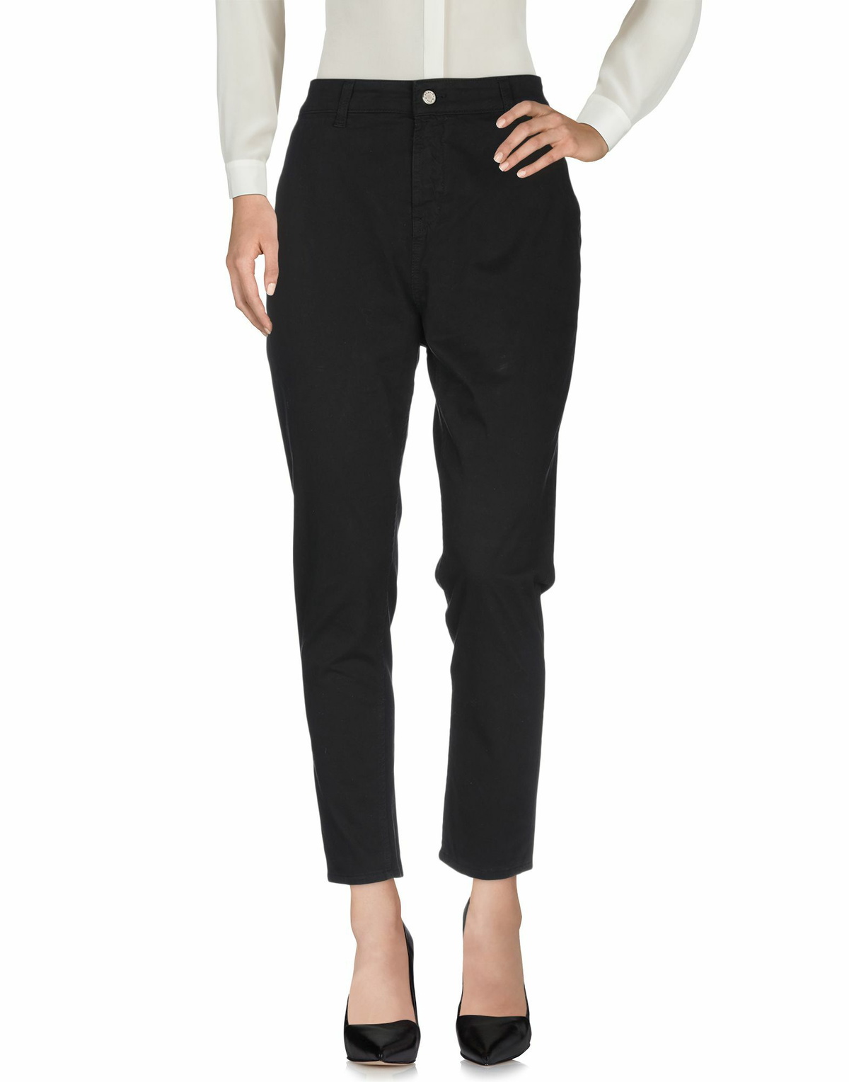 Manila Grace Womens Pants in Black