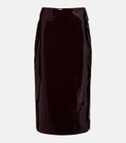 The Frankie Shop Samantha coated pencil skirt