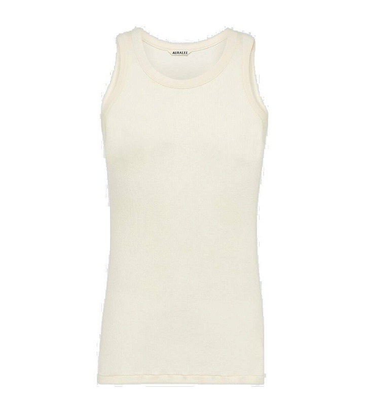 Photo: Auralee Ribbed-knit cotton tank top