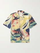 Folk - Gabe Printed Linen and Cotton-Blend Shirt - Multi