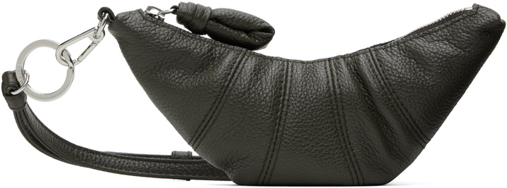 Photo: LEMAIRE Gray Cross-Body Croissant Coin Pouch