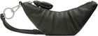 LEMAIRE Gray Cross-Body Croissant Coin Pouch