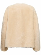 TOTEME Teddy Shearling Clasp Jacket