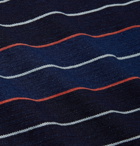 Beams Plus - Striped Cotton-Jersey T-Shirt - Navy