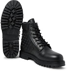 Valentino - Studded Leather Boots - Men - Black