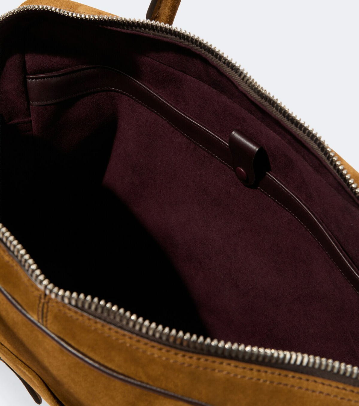 Métier Closer Slim suede briefcase