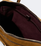 Métier Closer Slim suede briefcase