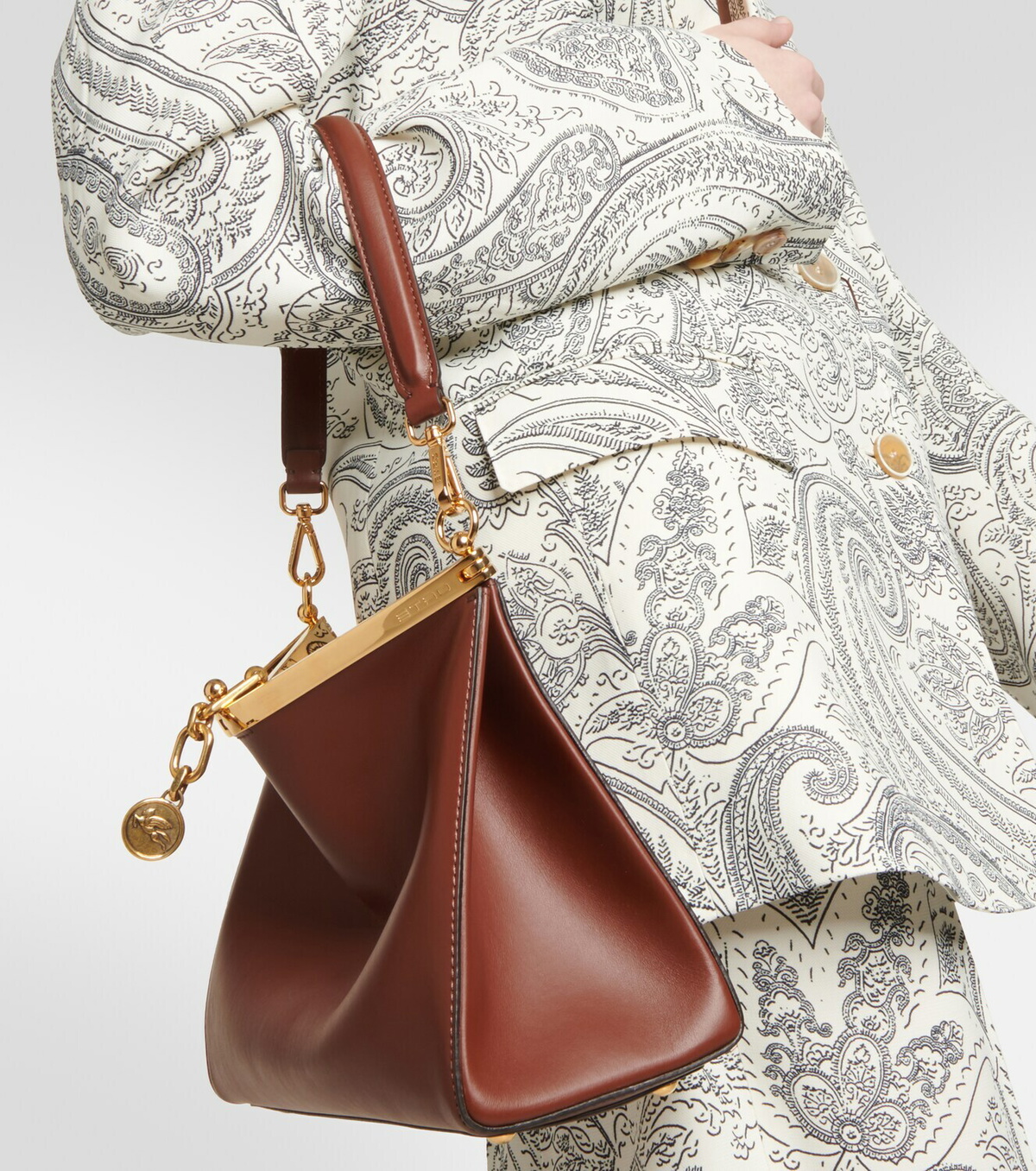 Etro - Vela leather shoulder bag Etro Etro - Vela leather shoulder bag Etro