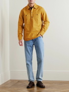 Mr P. - Herringbone Cotton Shirt - Yellow